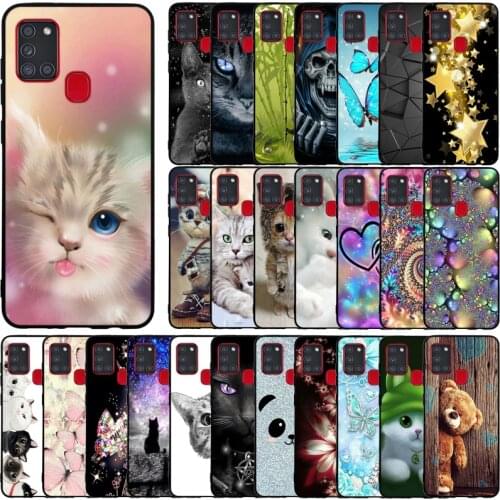 Case For Samsung A21S A 21S Case Silicone Back Cover For Samsung Galaxy A21S Galaxya21s A217F A217 SM-A217F Print Painted Coque