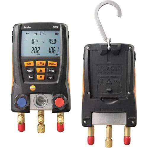 Manifold Digital Mastercool Testo 549 Digital Manifold HVAC Gauge System Kit R410a R410 Refrigeration And Air Conditioning Tools