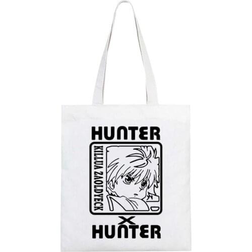 Hunter x Hunter shopping bag shopper shopping tote shopper canvas bag ecobag bolsas ecologicas bolsa compra cloth sacolas