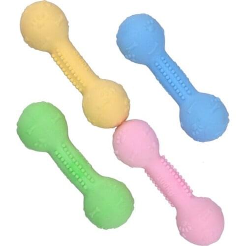 Legendog 3PCS TPR Rubber Thorn Ring Barbell Pet Toys Cat And Dog High Quality Molars Dog Chewing Toys