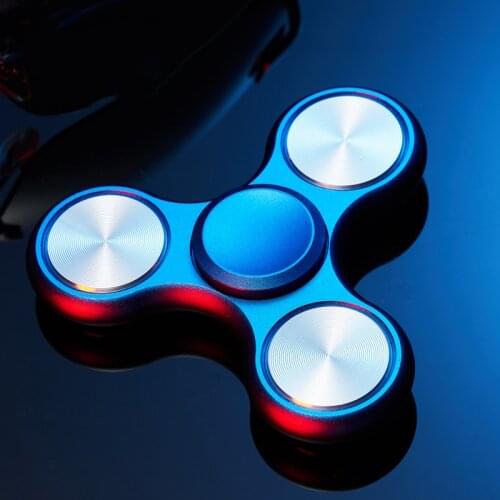 Metal Alloy Matte Fidget Spinner New Mute R188 Bearing Finger Hand Spinner fingertip Gyro Fidget Toys for Children Adult Toys