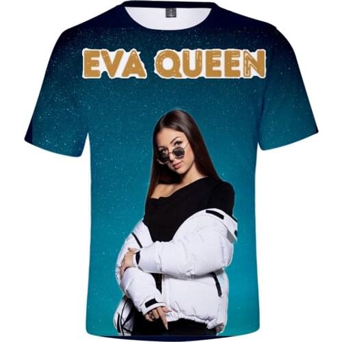 Trendy Eva Queen Cool 3D Summer T-shirt Boys/girls Ventilation Short Sleeve Boys/Girls O Neck Casual Kid Adult Size Clothes