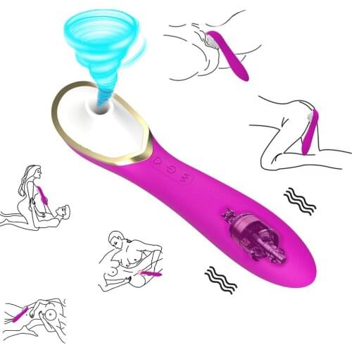 Women Masturbator Sex Toys Powerful Clit Sucker Vibrator Erotic for Oral Nipple Massager Clitoris Vagina Sucking Stimulator