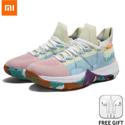 Xiaomi Youpin Mens Sneakers Basketball Shoes Men And Women 2021 Fashion Casual Platform Breathable Wear-resistant Couple Style