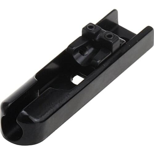 Musiclily Pro Single Individual String Lock-Down Bass Bridge for Electric Bass, Black