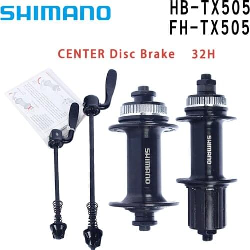 SHIMANO Original TOURNEY HB FH TX505 CENTER Disc Brake Quick Release hub 32h 8/9/10/Speed 100 135MM Bicycle Freehub Parts