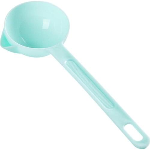 Plastic Long Handle Soup Oil Separator Home Kitchen Colander Filtering Spoon