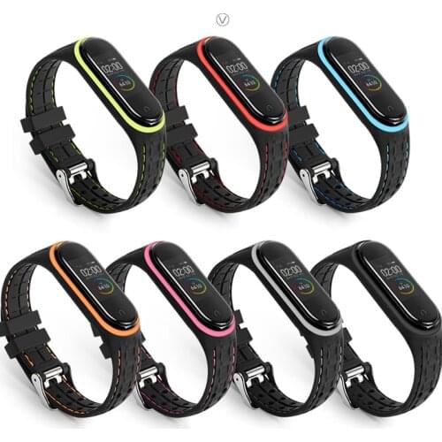 Mi band 6 Strap For Xiaomi Mi band 4 5 6 replacement Sport Silicone Smartwatch band wrist belt beacelet Miband 3 4 5 strap