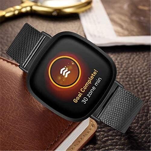 Smartwatch Band for Fitbit Versa 3 Bands Mesh Stainless Steel Wristband Bracelet for Fitbit Sense Smart Watch Accessories