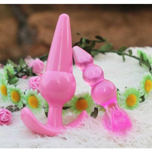 Sex toy sex products 2pcs/set Anal Sex Toys Waterproof for Women and Men anal plug Anal Dildo Adult Products Butt Plugs