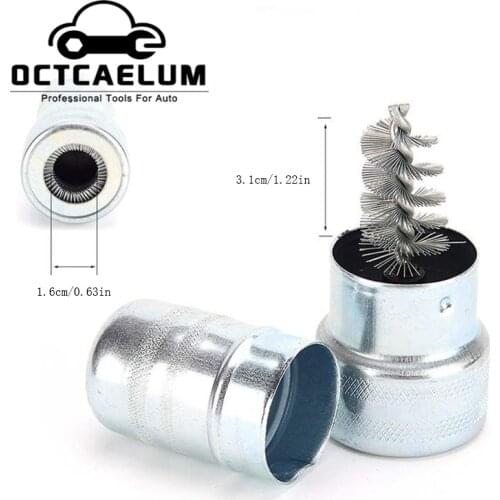 Car Wash Cleaning Battery Wire Brush Terminal Post Cleaner Wire Brush Auto Rust Repair Garage Tools For Mercedes Ford Volkswagen