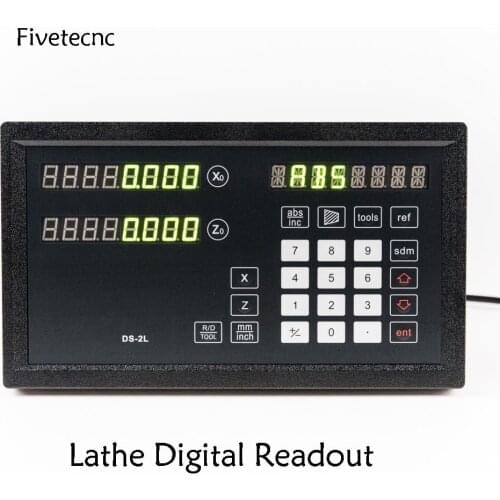Lathe DRO 2 axis digital readout display with Radius Diameter function R/D for lathe machine