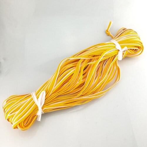 Bright Orange Reflective Material Reflective Piping Fabric Strip Edging Braid Trim Sew On Wide:10mm