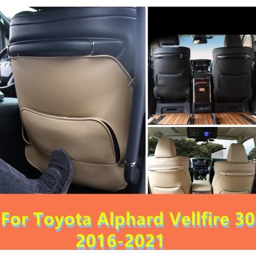 Seats care back seat protector Rear Seat Anti-Kick Pad Seat cover interior Modified For Toyota Alphard Vellfire 30 2016-2021