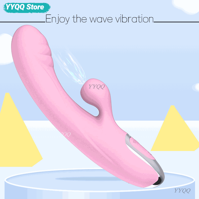 Female G-spot Vibrator Massager Strong Vibrating Force Magic Wand Silicone Clitoral Stimulation Dildo Adult Sex Toys Supplies