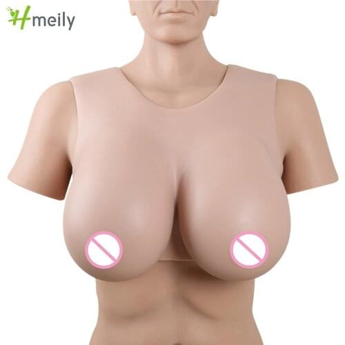 Crossdresser Silicone Fake Boobs Artifical Huge Breast Forms Plate Tits Enhancer Drag Queen Shemale Transgender Sissy Cosplay