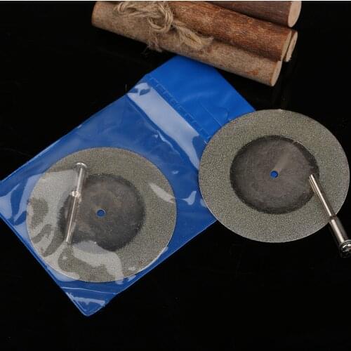 1Pc 2.4" 60mm Carbon Steel Diamond Coated Cutting Cut Off Wheel Disc Saw Blade with 3mm Shank Mandrel Arbor Power Rotary Tools