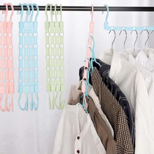 12pcs Magic Hangers Space Saving Hangers For Clothes Space Saving Wardrobe Clothing Hanger Oragnizer Closet Space Saver