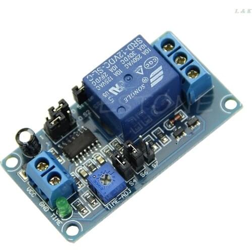 DC 12V Delay Relay Delay Turn on / Delay Turn off Switch Module with Timer M10 dropship