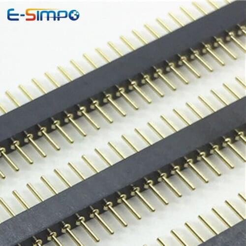 3pcs 1.778mm Round Single Row 1X40P Crystal Socket Male Female Pin Header PCB Board Connector