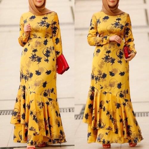 Abaya Dubai Turkey Muslim Fashion Hijab Dress Kaftan Islam Clothing African Maxi Dresses For Women Vestido Robe Musulman De Mode