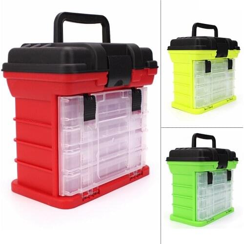 Fishing Tackle case 5 Layers Portable Carp Fishing Tackle Boxes Fishing Reel Line Lure Tool Storage Box