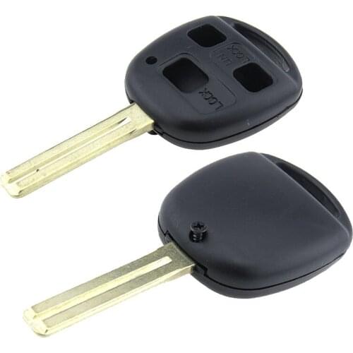 Remote Car Shell Key Case Fob2 Buttons For Toyota Celica Avensis RAV4 Prado Camry TOY47 Replacement