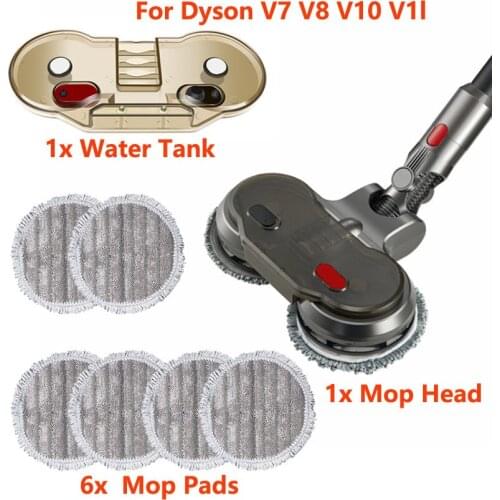 Electric mop head wet towing household floor cleaning head for Dyson V7 V8 V10 V11 Vacuum Cleaner