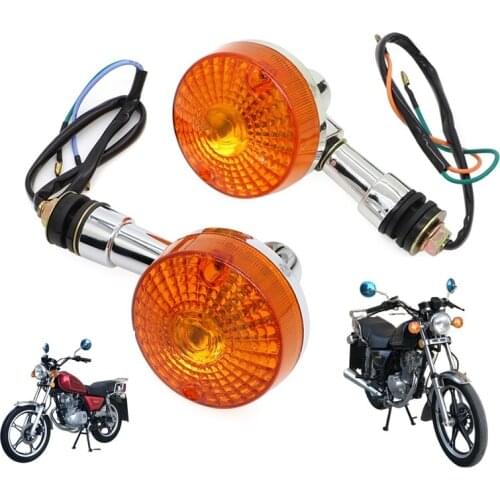 Motorcycle Turning Amber Lamp Front Rear Turn Signal Light Indicator Lamp Lighting For Suzuki GN250 GN 250 GN125 GN 125cc 250cc