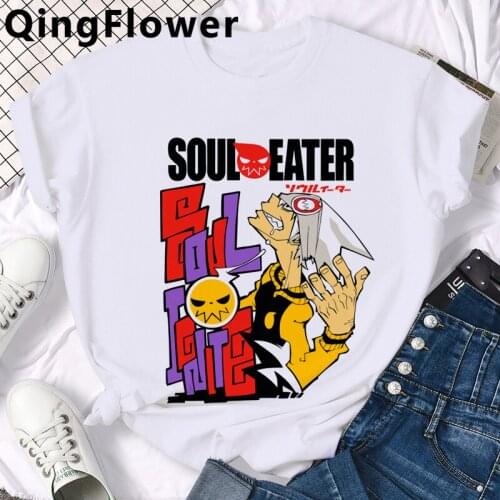 Anime Soul Eater Manga tshirt top tees men print aesthetic vintage harajuku kawaii couple t-shirt kawaii tumblr