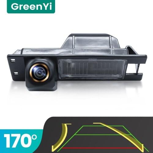 GreenYi Trajectory 170° AHD Car Rear View Camera for Opel Astra Corsa Meriva Vectra Zafira Fiat Buick Regal Night Vision Reverse