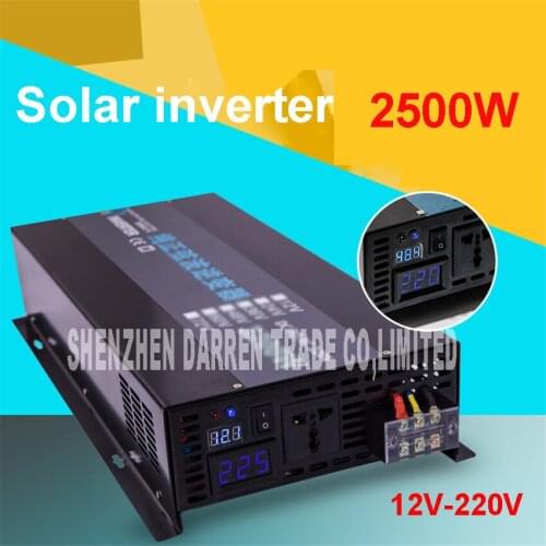 LED display Off grid solar inverter RB-2500S 12/24/48VDC to 110/220VAC 2500 W nominal sinusoidal Pure Wave Power Inverter