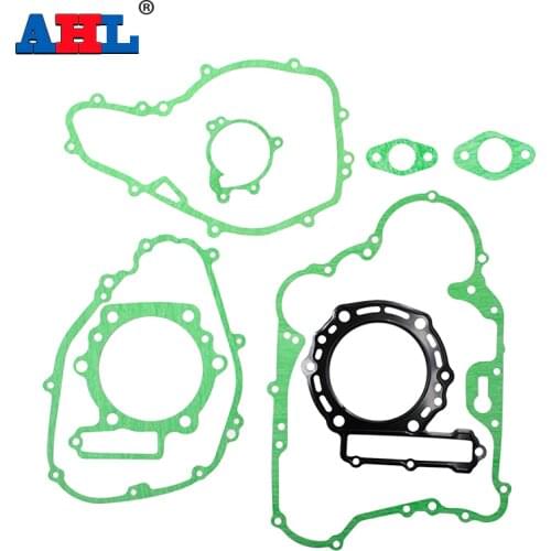 AHL Motorcycle Complete Cylinder Gaskets Kit For Kawasaki KLR650 KLR 650 1987-2010 Stator Cover Gasket