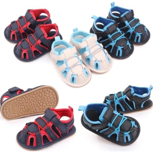Summer Fashion Baby Boy Girl Sandals Hollow Breathable Shoes Toddler Rubber Sole Non-slip First Walkers 0-18M 2021