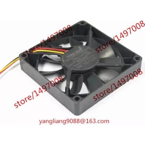 NMB-MAT 3106RL-04W-S19 CA1 CA3 DC 12V 0.09A 3-Wire 80x80x15mm Server Cooling Fan