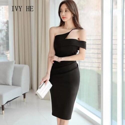 OULA`F Black Summer Dresses