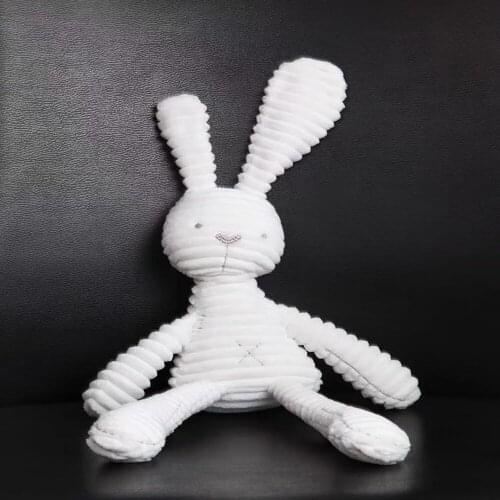 Striped long Foot Rabbit Baby Pacify Doll Doll Baby Plush Toy Doll Manufacturer Direct Sale