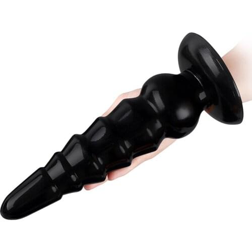 Super Huge Anal Beads Trainer 8*29cm Big Dildo Anus Expansion Balls Male Prostate Massager Butt Plug Sex Toys For Woman