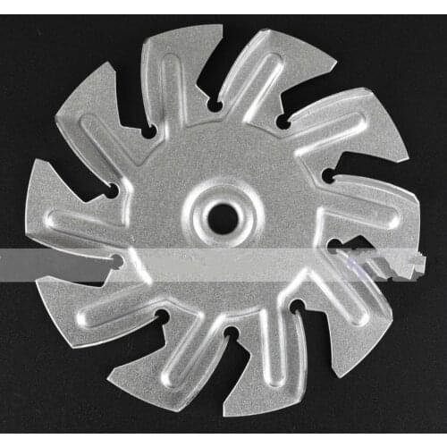 Diameter 85mm High temperature resistance 250 degree Aluminized steel Oven oven cover pole motor Fan Cooling fan blade 1pc