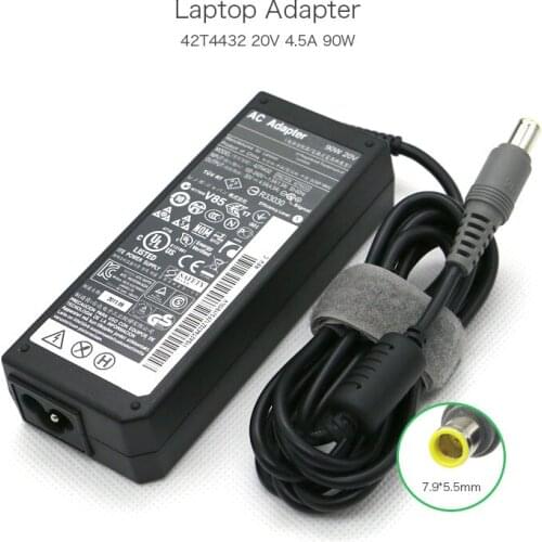 20V 4.5A 90W 7.9*5.5mm 42T443 Laptop Power AC Adapter for lenovo C100 C200 N100 N200 V100 V200 R60 R60E R60I R61 R61E Notebook