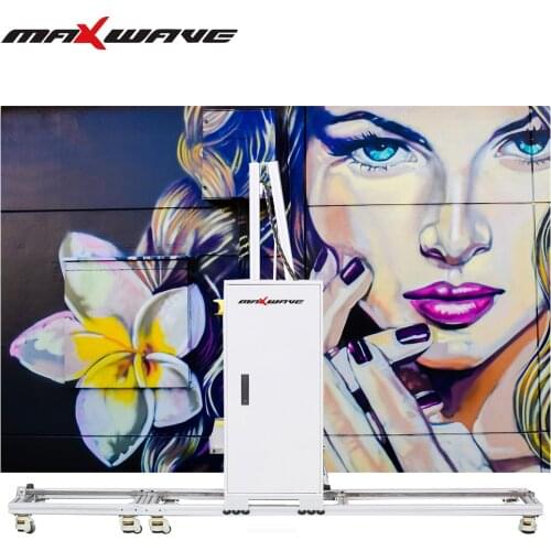 3D Wall Papers Automatic Vertical Wall CMYKW UV INK Digital Canvas Art Direct Image Printing Machine Price