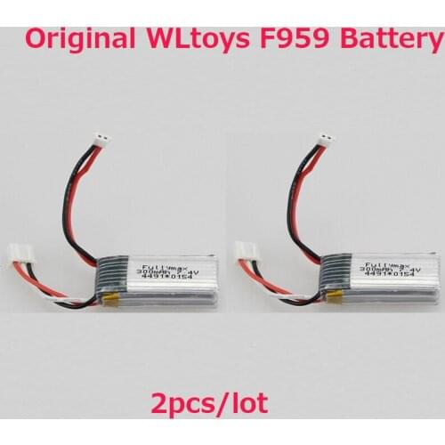 2pcs/lot WLtoys F959 Battery / XK A600 Battery (7.4V 300mAh Battery) WLtoys F959 Spare Parts
