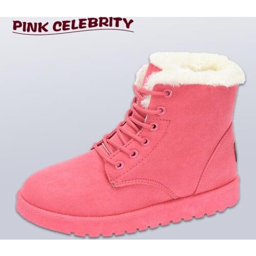 Women Anti-skiing Snow Boots Plus Size Plus Fleece Boots Warm Shoes For Students Женские сапоги chaussure femme