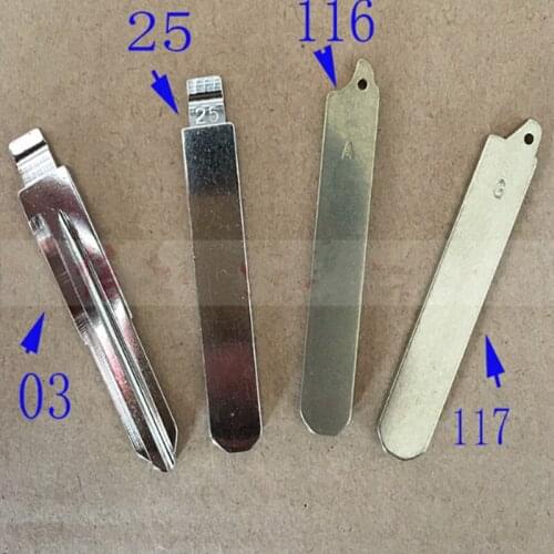 DAKATU Remote Key Blade For Honda Accord 2.3 CRIDER Fit Flip Folding Uncut Car Key Blank NO.117 NO.116 NO.03 NO.25 Remote blade