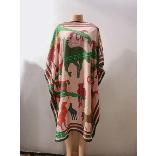 Dress Length 102cm,Bust :136cm) 2019 New African Print Elastic Bazin Baggy Pants Rock Style Dashiki Famous Dress For women/Lady