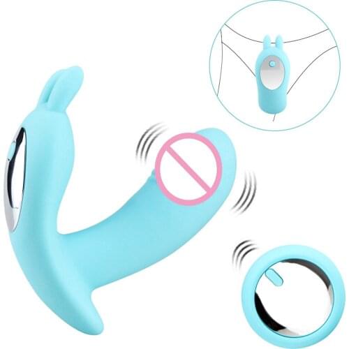 Wearable Rabbit Dildo Vibrator Quiet Remote Control Sex Toys for Women Masturbator Vaginal Massage G Spot Stimulation Panties