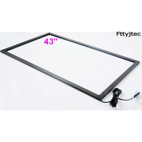 Fttyjtec 43 inch IR touch screen,10 20 points usb ir touch screen, 43" Multi touchscreen panel