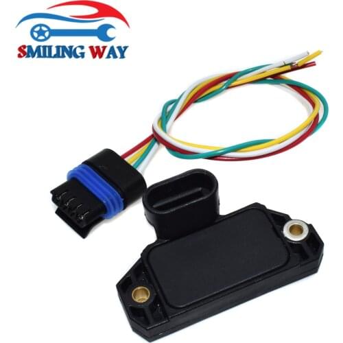 ICM ICU Ignition Control Module + Connector Plug For GMC Buick Cadillac Chevrolet Pontiac 4.3L 5.7L 5.0L 7.4L LX381 LX339 DR178