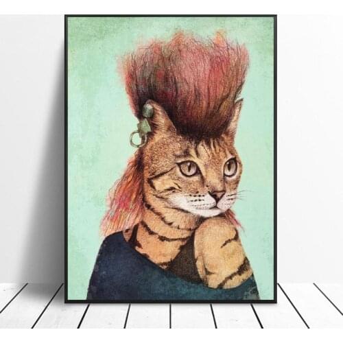 Caty II Canvas Painting Wall Art Prints Home Decor Wall Poster Decoration For Living Room