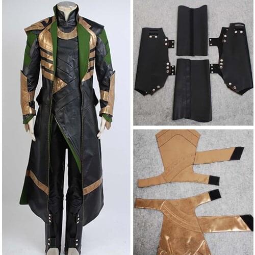 Thor 3 Costume The Dark World Loki Costume Cosplay Battle Uniform Outfit Suit Attire